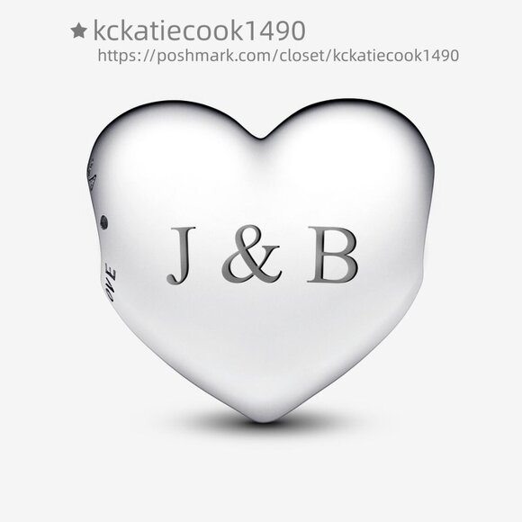 Pandora Be Love Engravable Large Heart Charm - Picture 2 of 7
